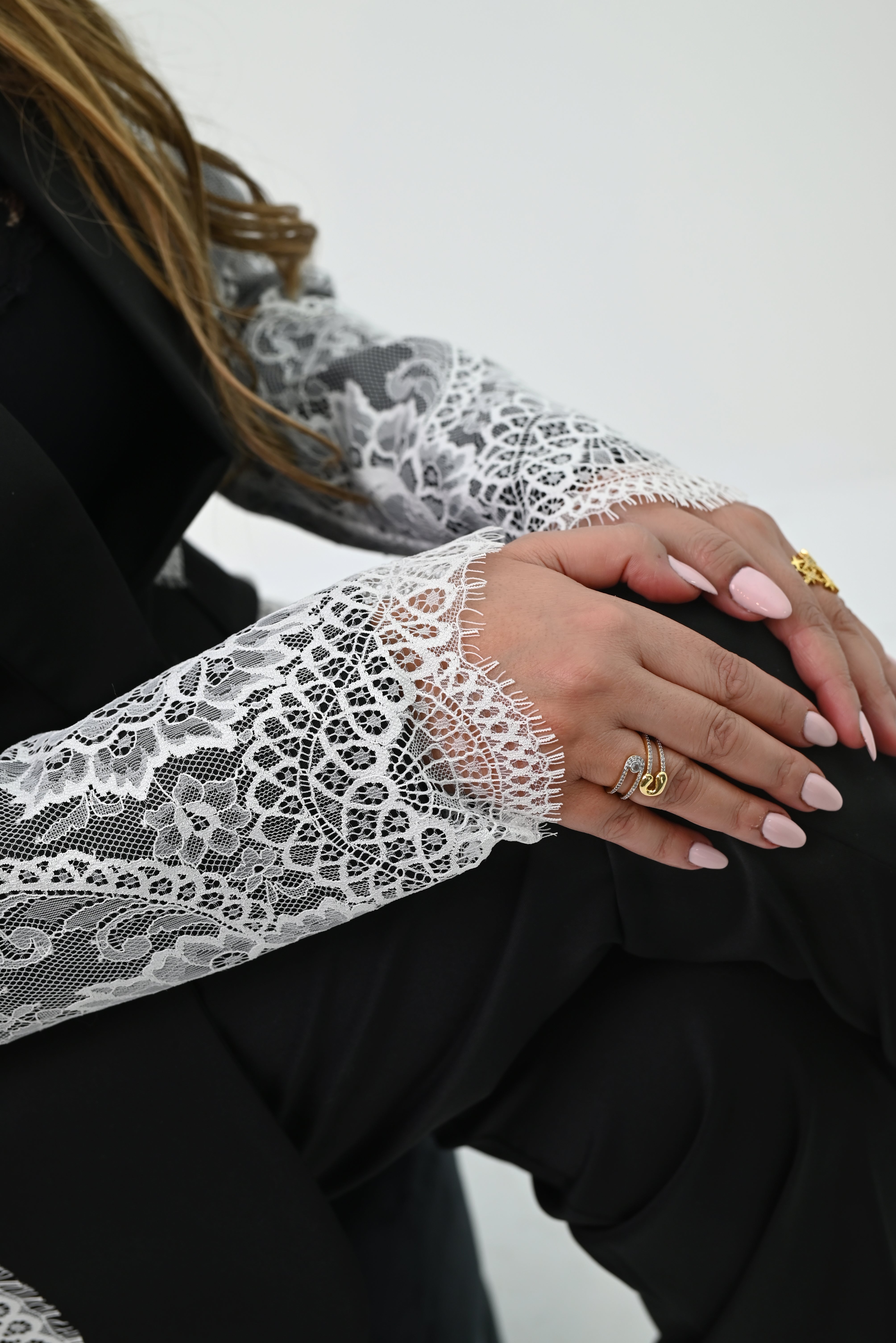 Black Lace Suit