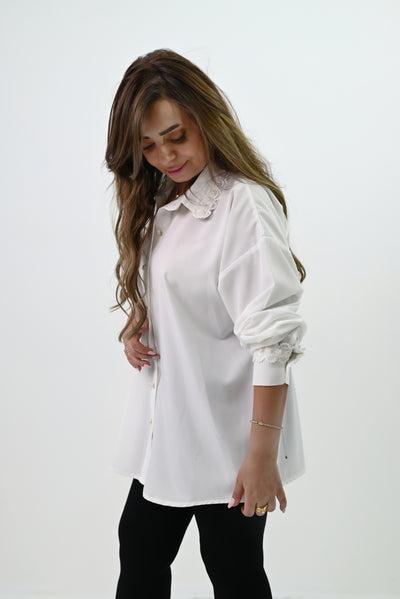 White Pearl Blouse