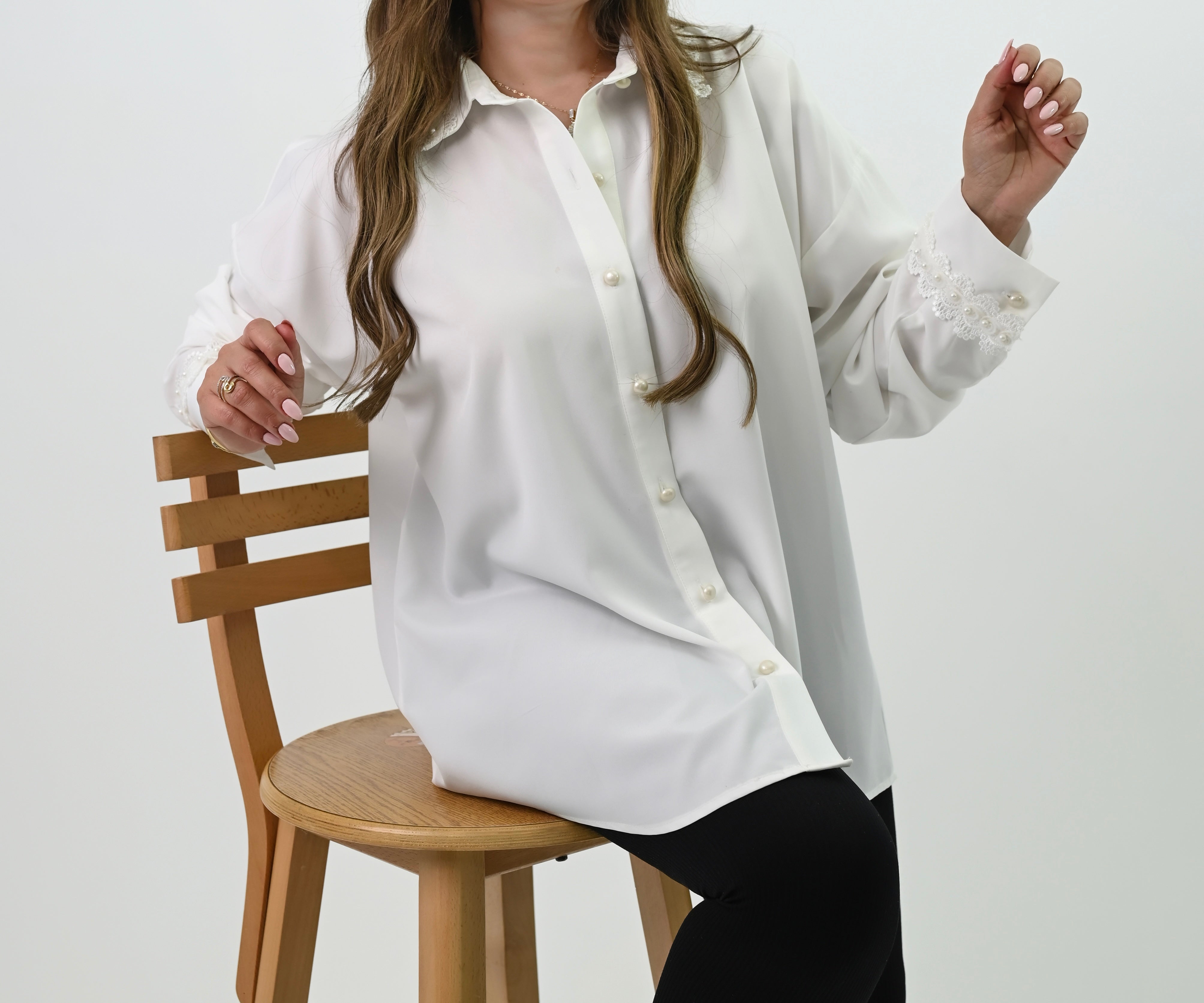 White Pearl Blouse