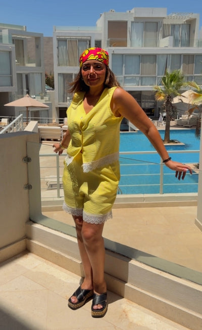 Yellow Short Set