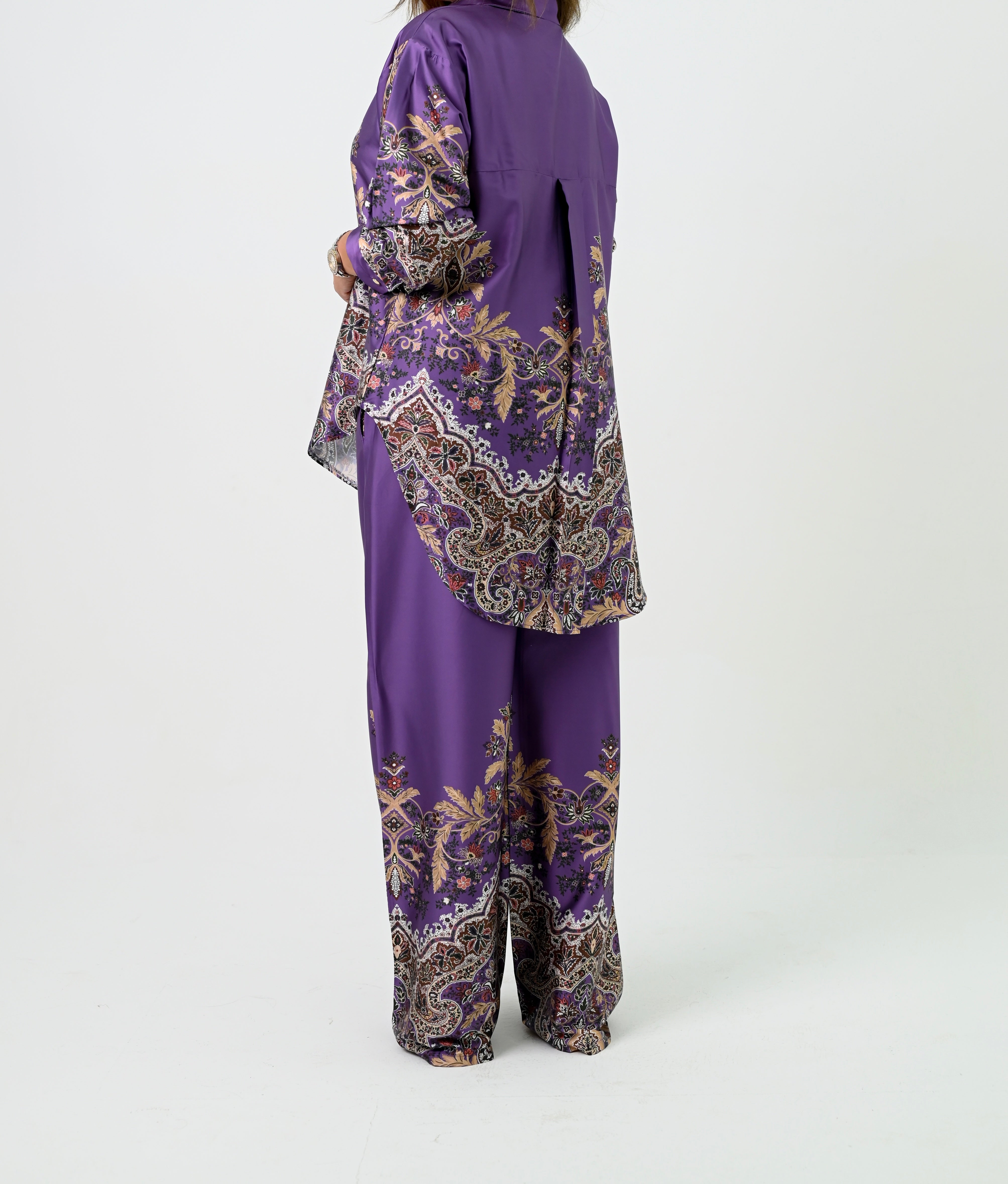 Purple Silk Set