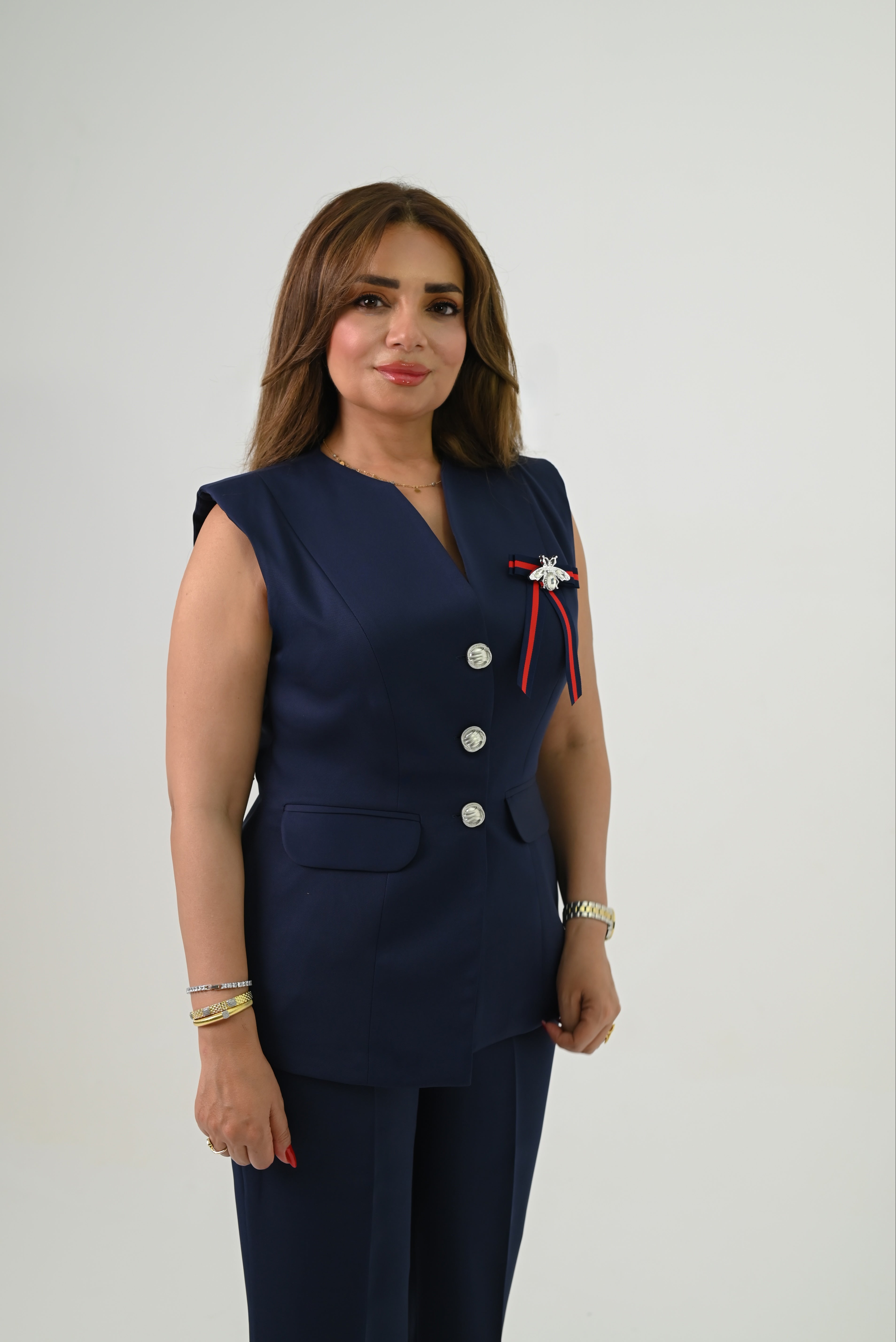 Blue Vest Suit